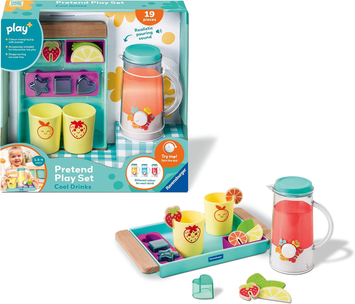Ravensburger Play+ Infant & Toddler - Pretend Play Set Cool Drinks