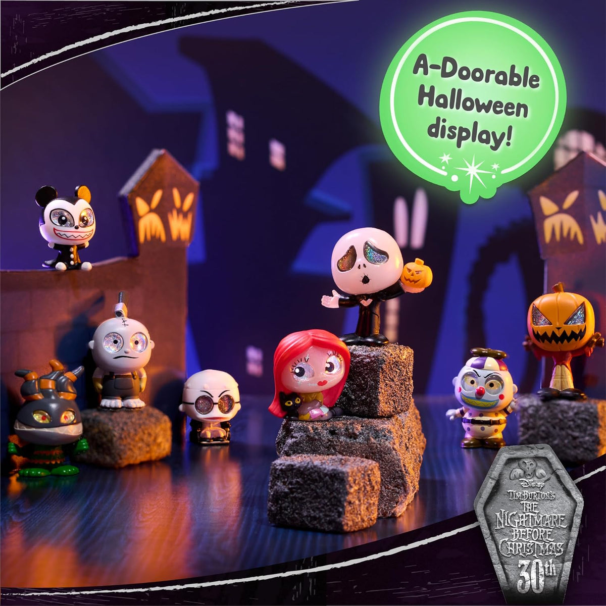 Just Play Disney Doorables NEW Tim Burton’s The Nightmare Before Christmas Collector Pack