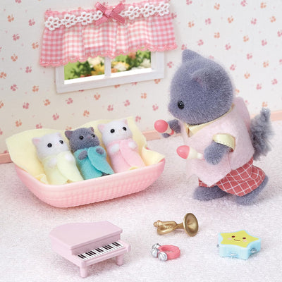 Sylvanian Families 5458 Persian Cat Triplets Dolls