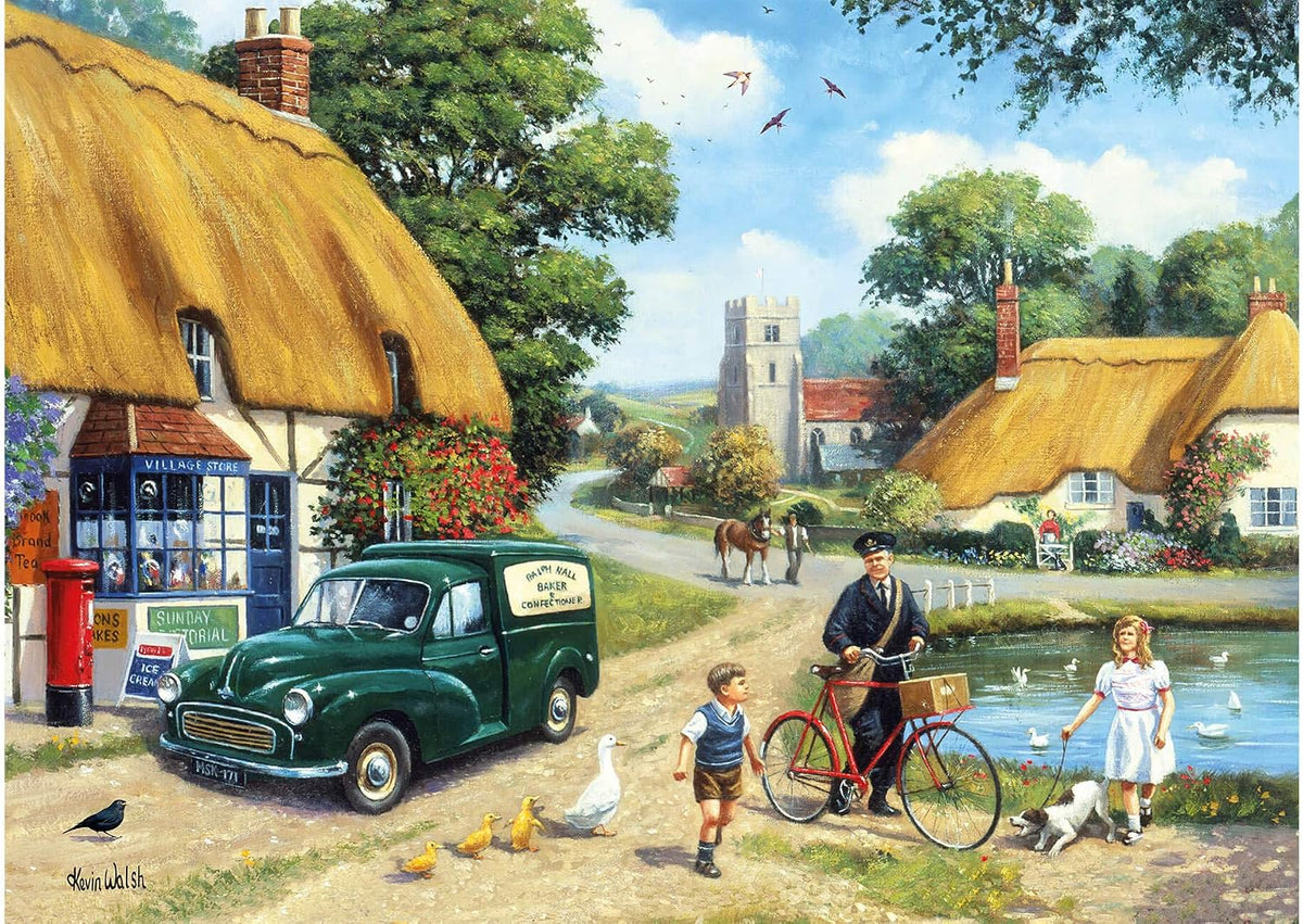 Nostalgia 1000 Puzzle  Village Postman