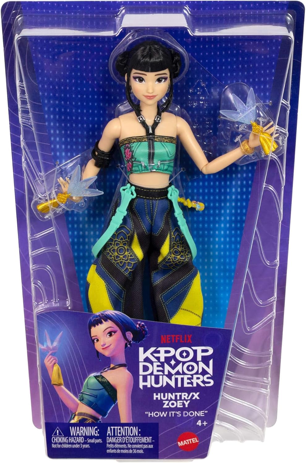 Mattel JRN37 KPop Demon Hunters HUNTR/X Zoey Fashion Doll