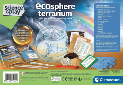 Clementoni Science & Play Ecosphere Kit, STEM Toy for Kids