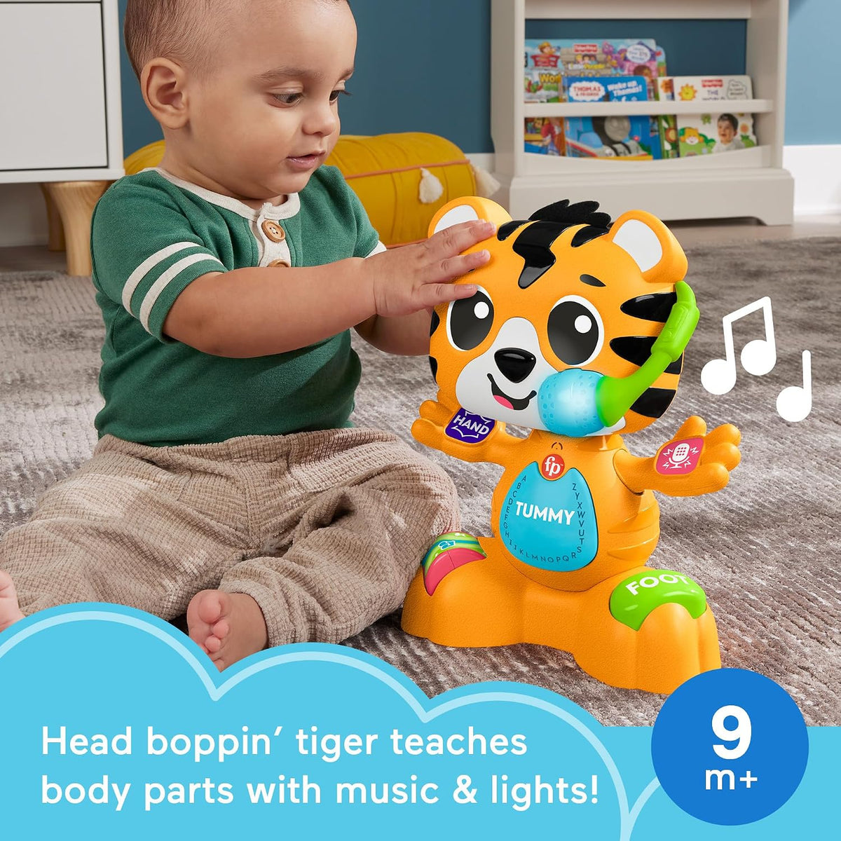 Fisher-Price Baby Learning Toy Link Squad Bop and Groove Tiger - view 2