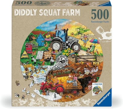 Ravensburger Children Puzzles Diddly Squat Farm 500 Piece