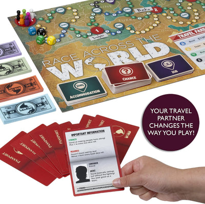 IDEAL Race Across the World Board Game