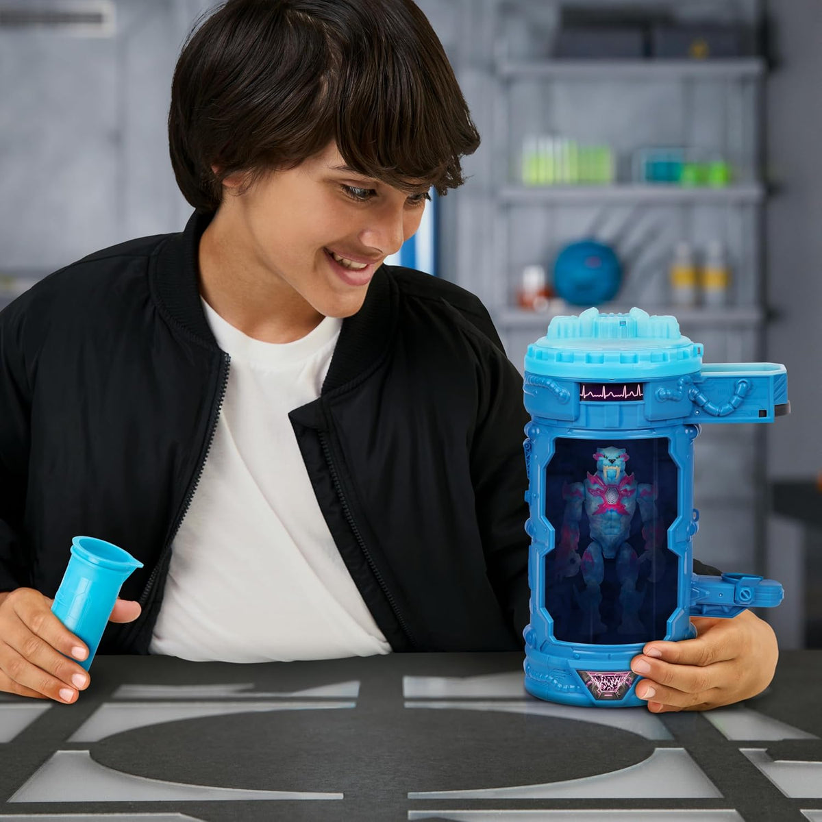 MrBeast Lab Hyper Fusion Mutators Lightning Panther Figure