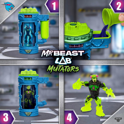 MrBeast Lab Hyper Fusion Mutators, Experiment & Create The Atomic Earth Panther