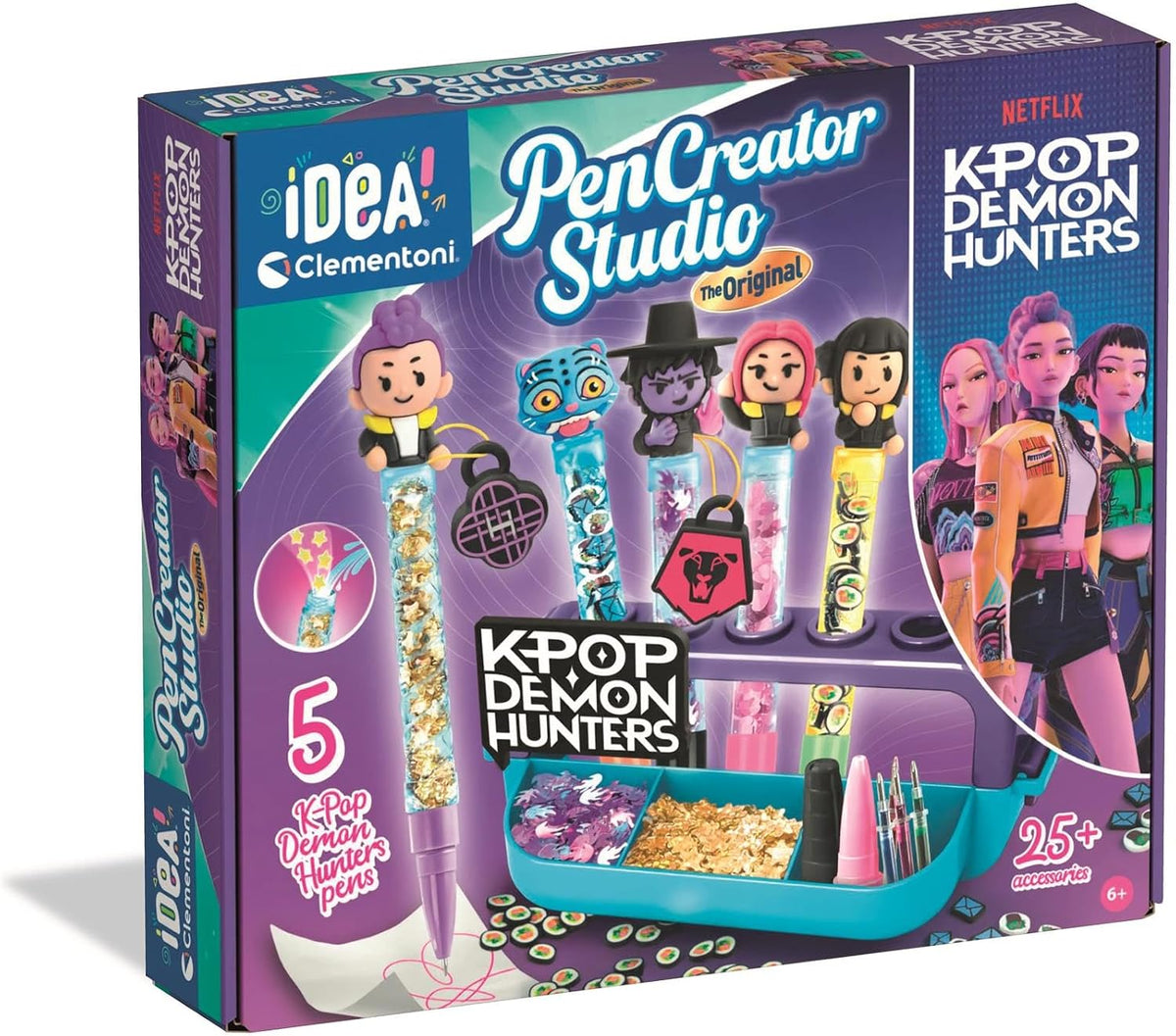 Clementoni IDEA KPop Demon Hunters Pen Creator Studio