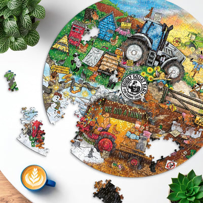Ravensburger Children Puzzles Diddly Squat Farm 500 Piece