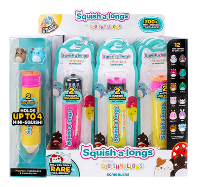Squishalongs - Collect & Display Scribblers Pack
