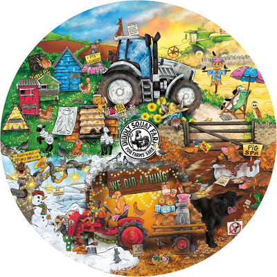 Ravensburger Children Puzzles Diddly Squat Farm 500 Piece