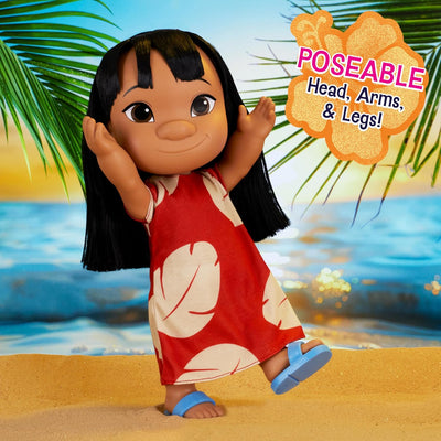 Disney Lilo & Stitch 14-inch Poseable Lilo Doll with 5-inch Stitch Figure