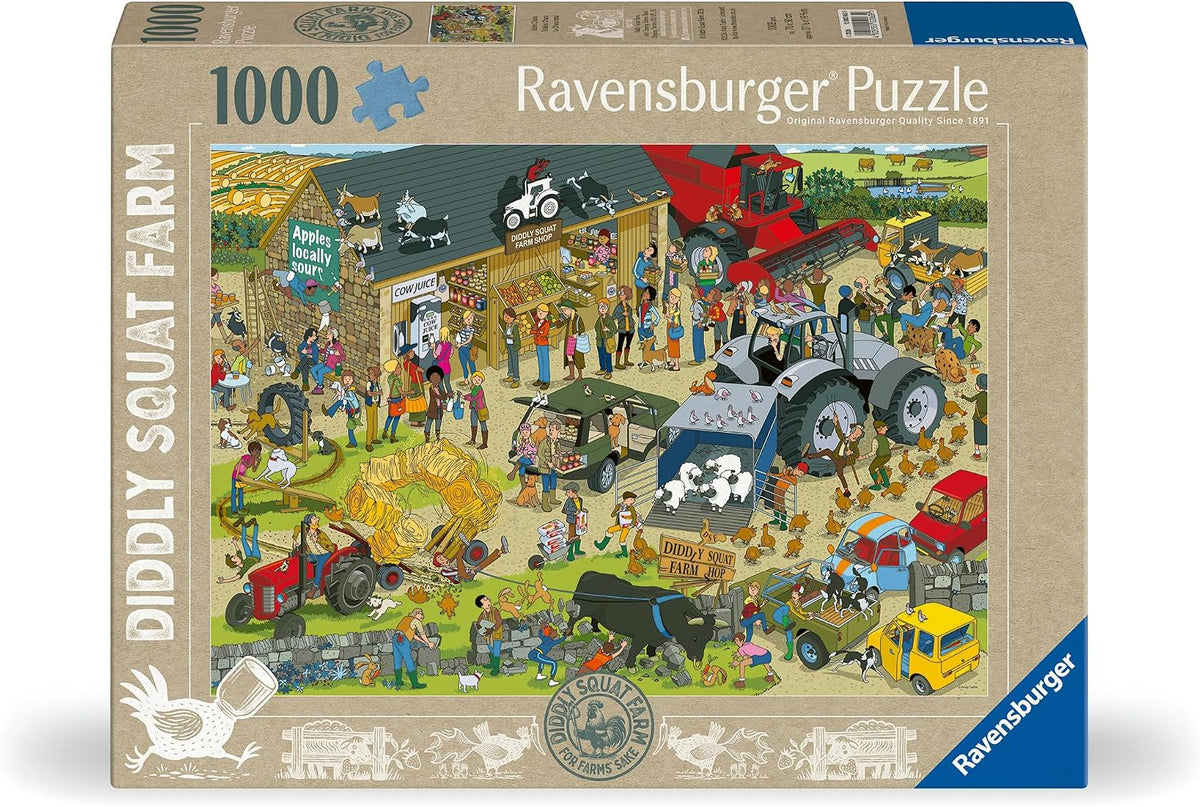 Ravensburger Adult Puzzles Diddly Squat Farm 1000 Piece Puzzle