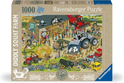 Ravensburger Adult Puzzles Diddly Squat Farm 1000 Piece Puzzle