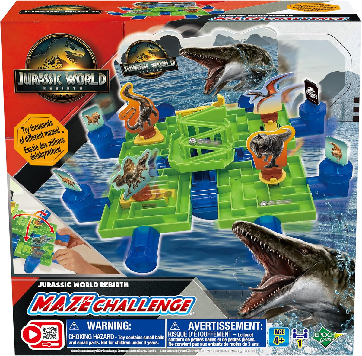 EPOCH Games Jurassic World Rebirth Maze Challenge