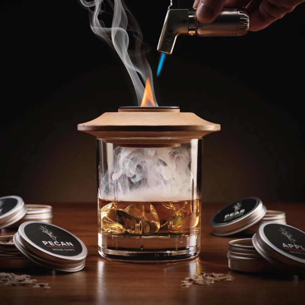 Whiskey Smoker with Flavoured Wood Chips