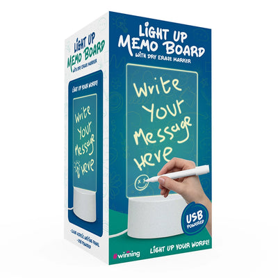 Light Up Bedside Memo Board with Marker