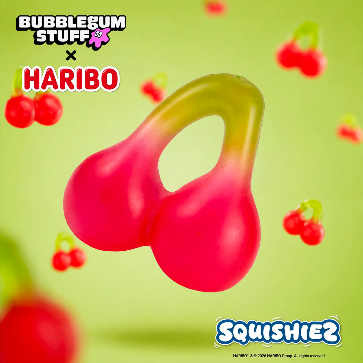 Haribo Happy Cherry Squishy Toy