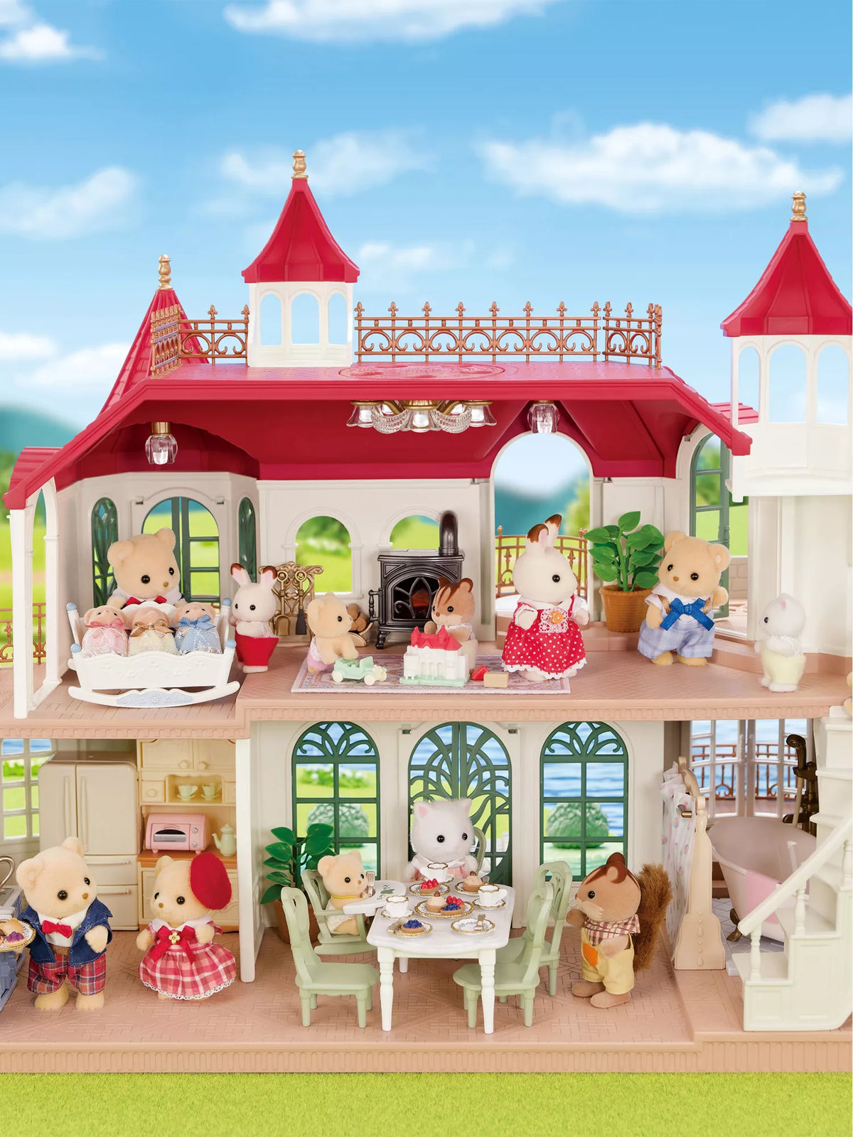 Sylvanian Families 5865 Red Roof Riverside Manor