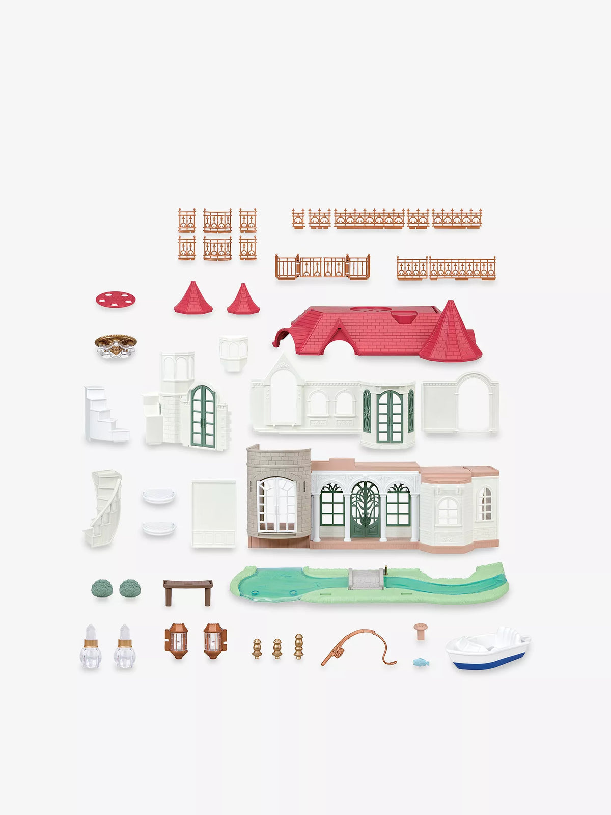 Sylvanian Families 5865 Red Roof Riverside Manor