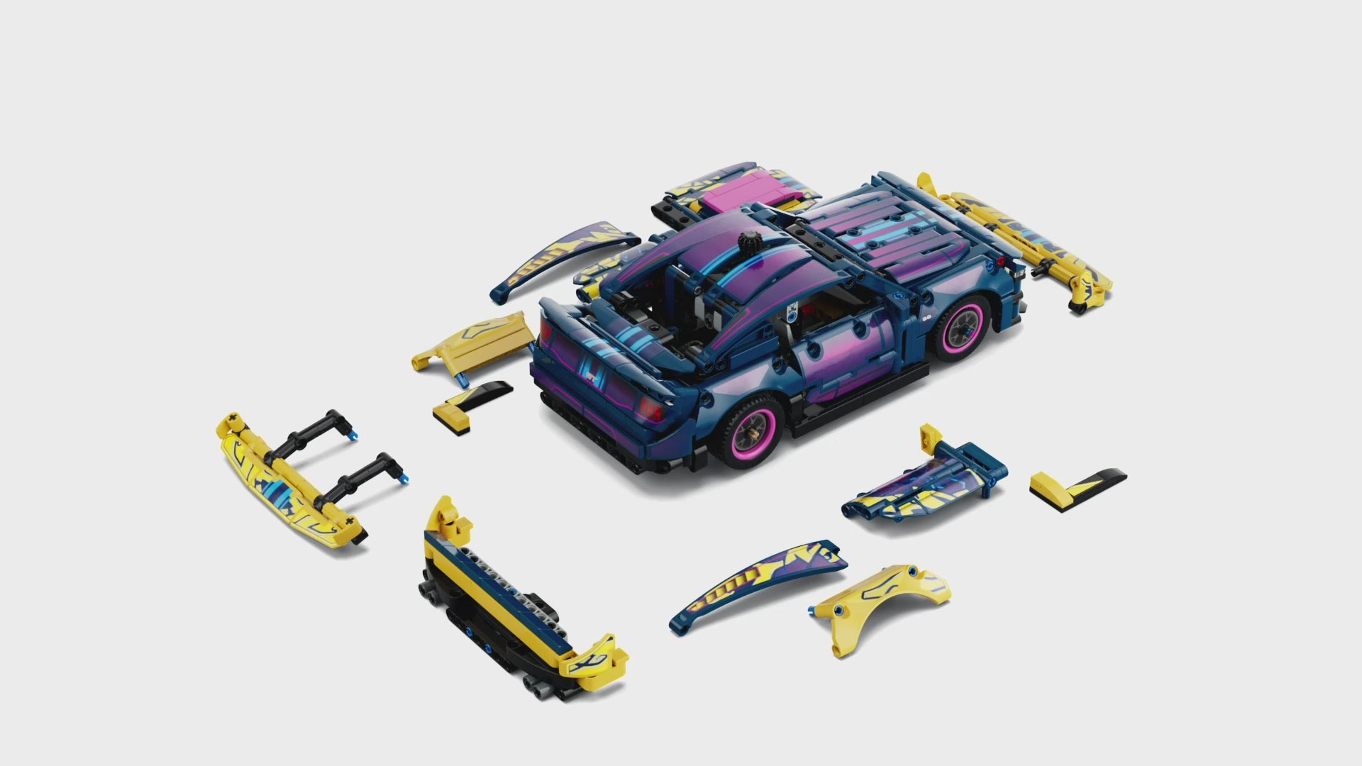LEGO 42236 Technic Custom Garage Ford Mustang GT Car Toy