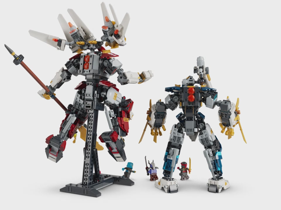 LEGO 71870 NINJAGO The Twin Titan Mechs Action Figures