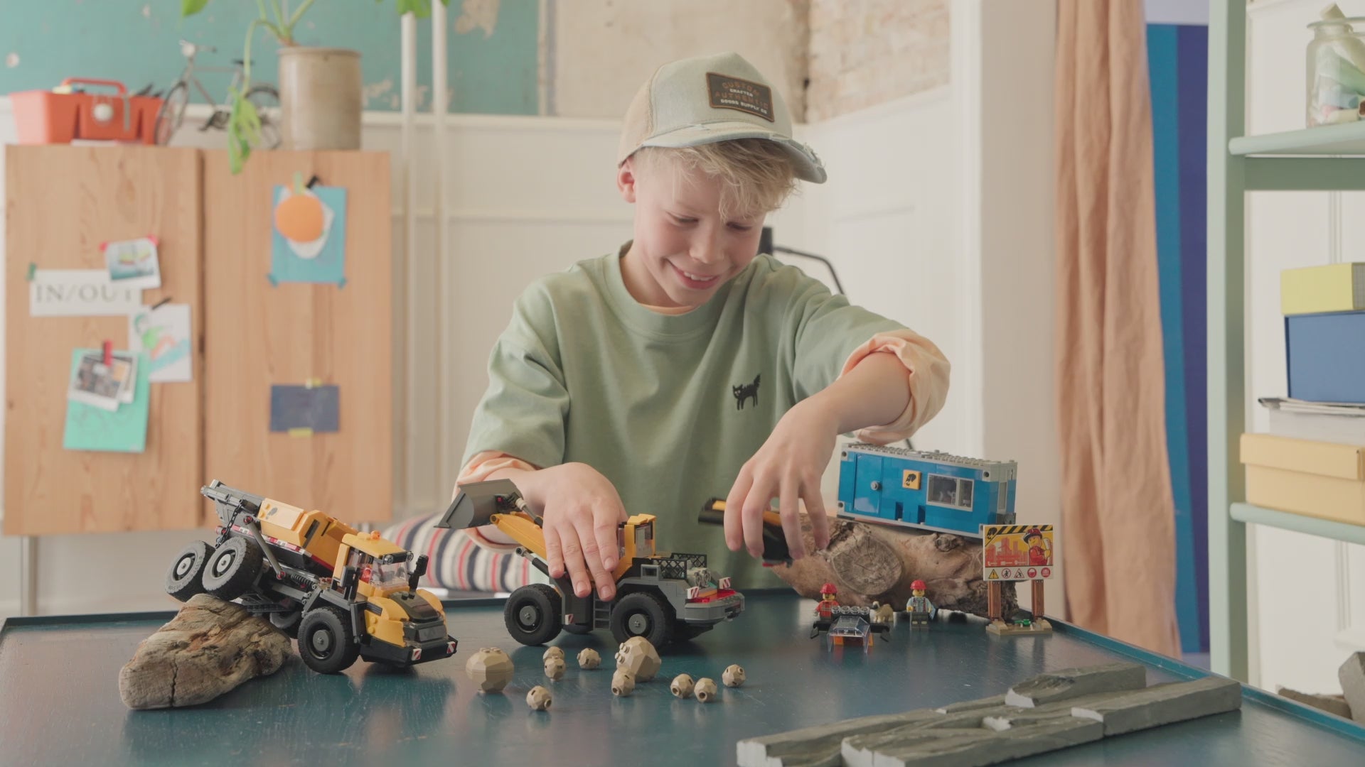 LEGO 60494 City Dump Truck & Front End Loader - Construction Toy