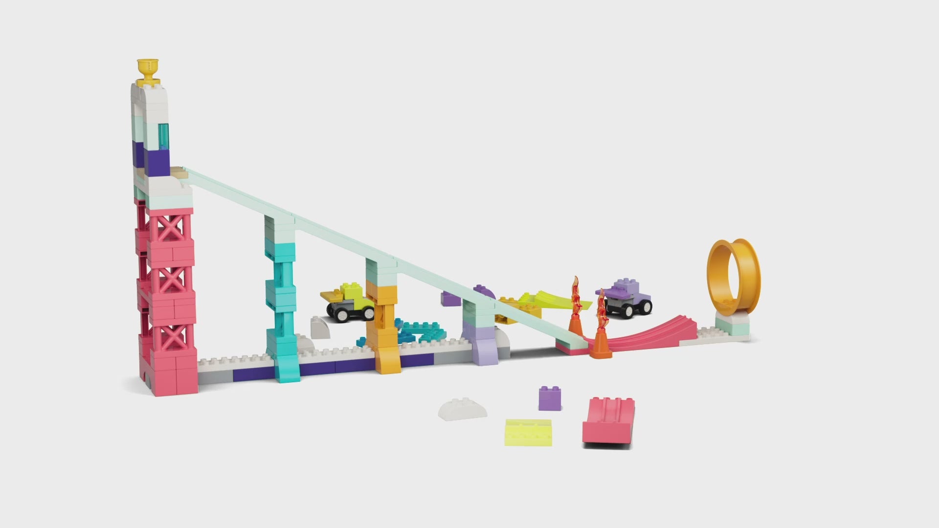LEGO 10478 DUPLO Town 3 in 1 Creative Ramps with Vehicles