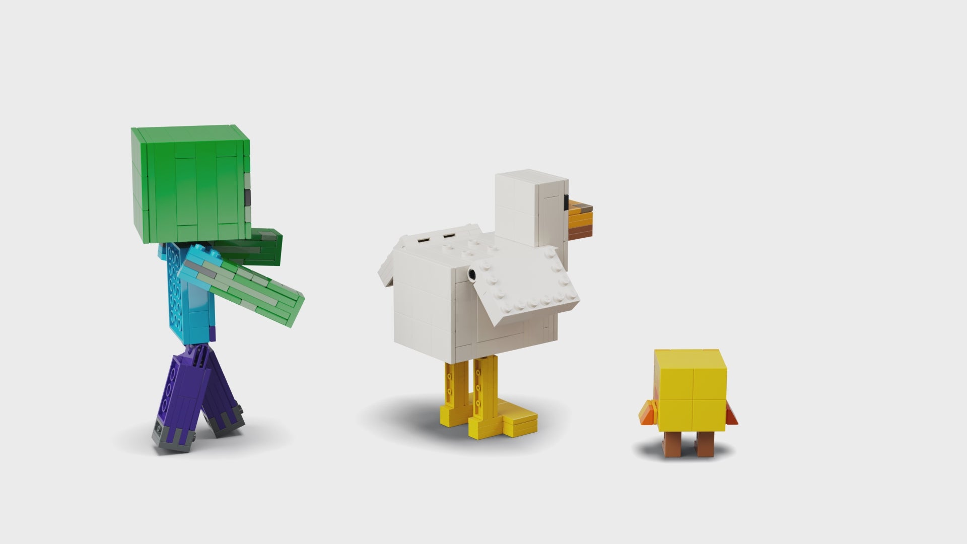 LEGO 21582 Minecraft® Chicken Jockey Building Toy Decor