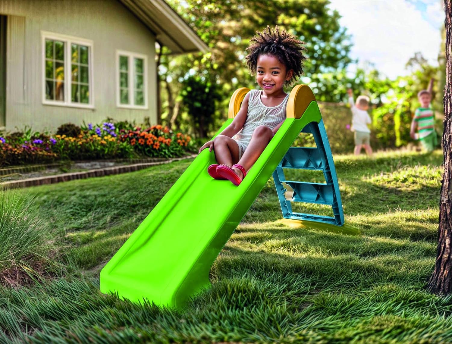 Dolu Slide Green Blue