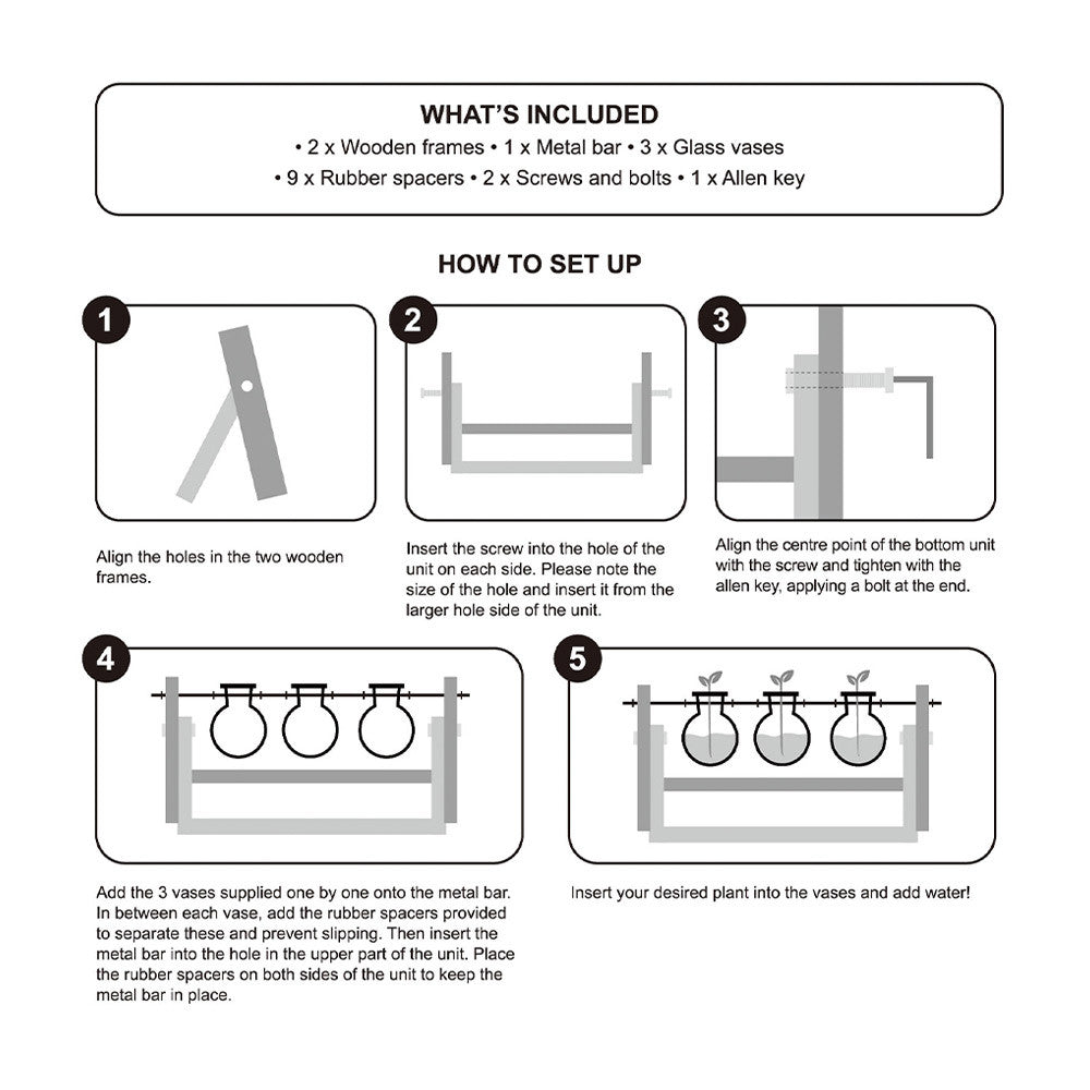 Propagation Vases for Rooting Plant Cuttings