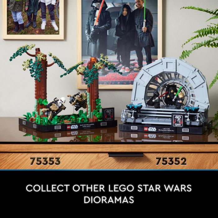 LEGO 75352 Star Wars Emperor's Throne Room Diorama Set for Adults