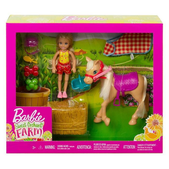 Barbie GFF50 Chelsea Doll & Horse