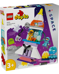 LEGO 10422 DUPLO 3in1 Space Shuttle Adventure Rocket Toy