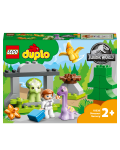 LEGO 10938 LEGO 10938 DUPLO Jurassic World Dinosaur Nursery Toy with Baby Triceratops Figure