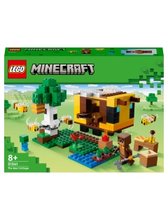 LEGO 21241 Minecraft The Bee Cottage, House Building Toy