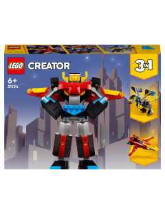 LEGO 31124 Creator 3in1 Super Robot Toy to Dragon Figure to Jet Plane