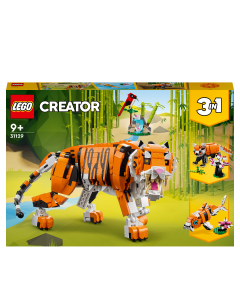 LEGO Creator 31129 3in1 Majestic Tiger with Panda & Fish Animal Figures