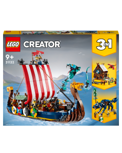 LEGO 31132 Creator Viking Ship and the Midgard Serpent Toy