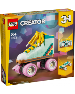 LEGO 31148 Creator Retro Roller Skate Set with Toy Skateboard