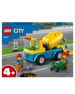 LEGO City 60325 Great Vehicles Cement Mixer Truck Construction Vehicle