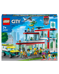LEGO My City 60330 Dolls Hospital with Ambulance Truck & Helicopter