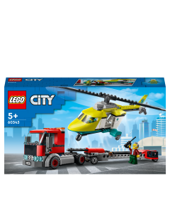 LEGO City 60343 Great Vehicles Rescue Helicopter Transport & Truck 