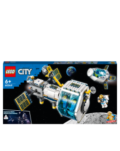 LEGO 60349 City Lunar Space Station NASA Inspired Model Set with Docking Capsule and Labs