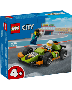 LEGO 60399 City Green Race Car, 4+ Vehicle Building Toy Set