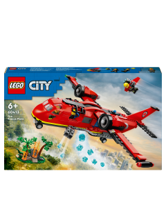 LEGO 60413 City Fire Rescue Plane Toy for Kids Aged 6 Plus