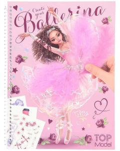 Depesche TOPModel 11568 Create your TOPModel Colouring Book Ballet Ballerina