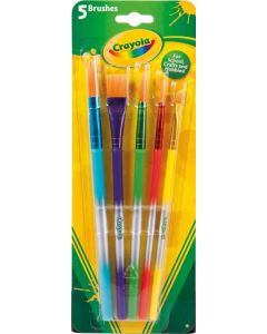 Crayola 300700 5 Asst Paint Brushes 