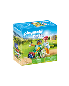 Playmobil 70193  City Life Patient in Wheelchair