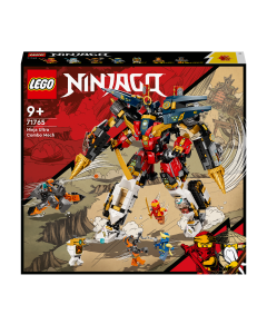 LEGO NINJAGO 71765 Ninja Ultra Combo Mech 4 in 1 with Car, Jet & Tank